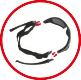 Austauschbare elastischem brillenband
